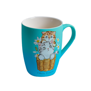 Cool Cat Spray Glaze Cup