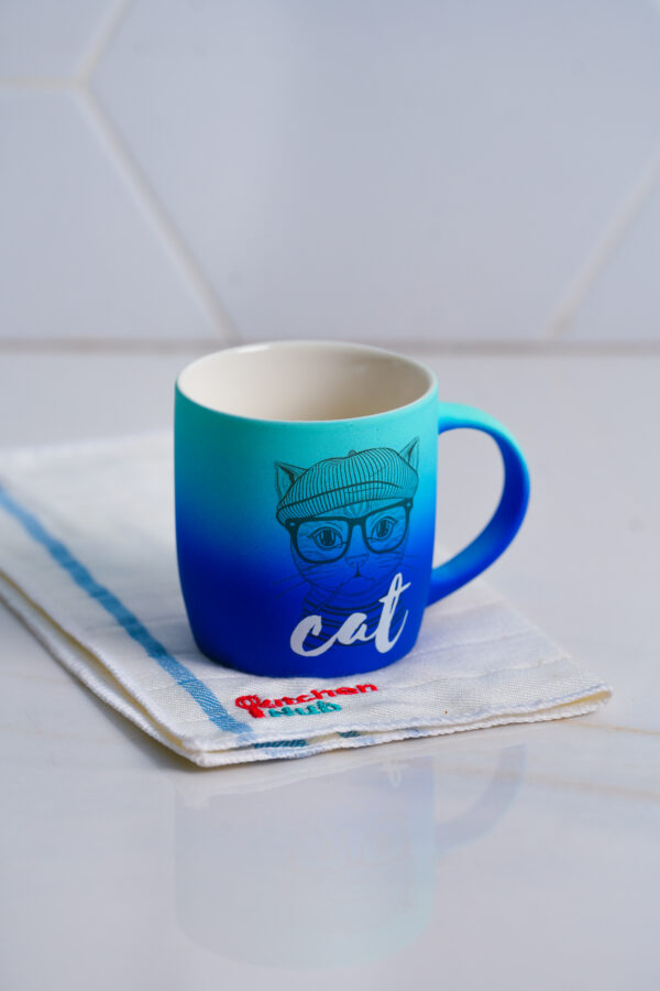 Cool Cat Spray Glaze Cup